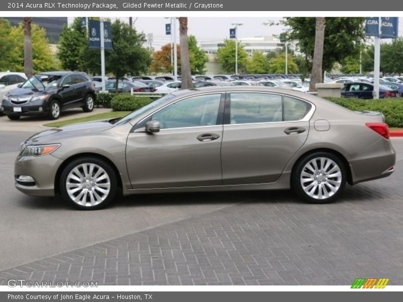 Gilded Pewter Metallic / Graystone 2014 Acura RLX Technology Package