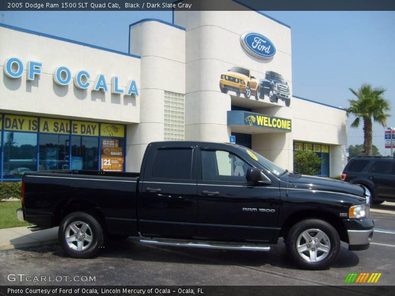 Black / Dark Slate Gray 2005 Dodge Ram 1500 SLT Quad Cab