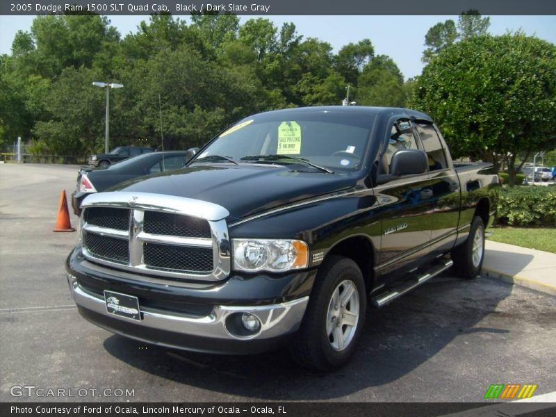 Black / Dark Slate Gray 2005 Dodge Ram 1500 SLT Quad Cab