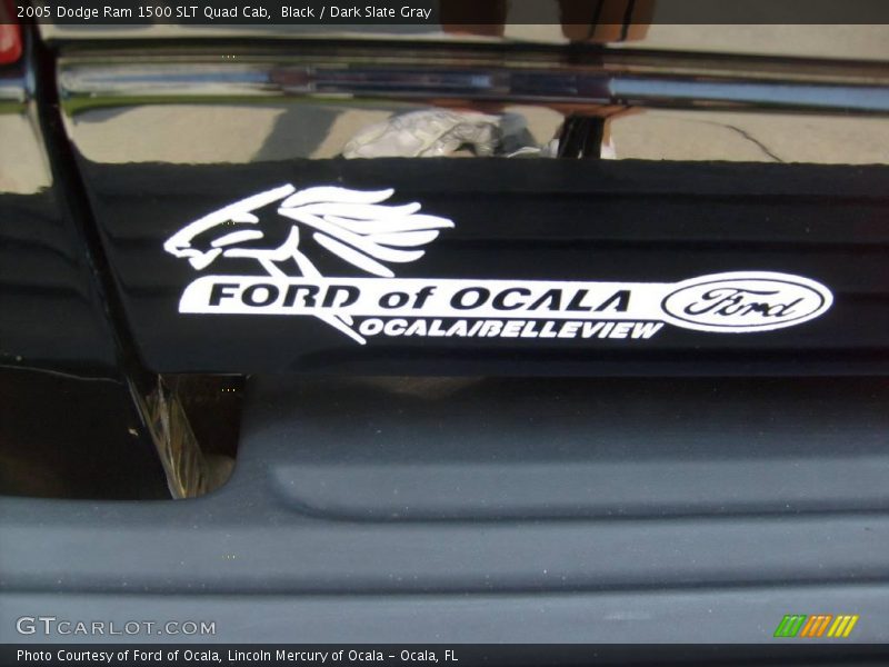 Black / Dark Slate Gray 2005 Dodge Ram 1500 SLT Quad Cab