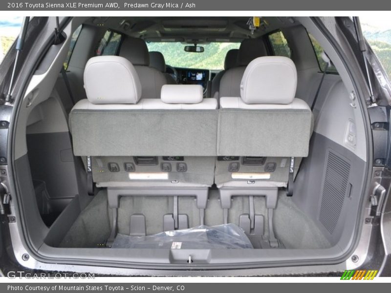 Predawn Gray Mica / Ash 2016 Toyota Sienna XLE Premium AWD