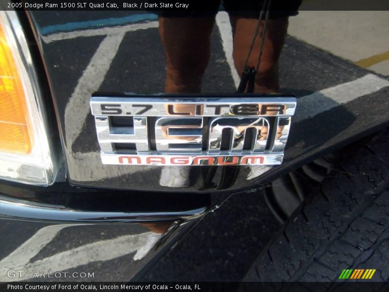 Black / Dark Slate Gray 2005 Dodge Ram 1500 SLT Quad Cab