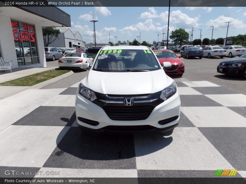 White Orchid Pearl / Black 2016 Honda HR-V LX