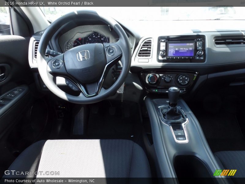 White Orchid Pearl / Black 2016 Honda HR-V LX