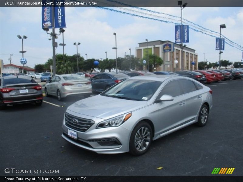 Symphony Silver / Gray 2016 Hyundai Sonata Sport