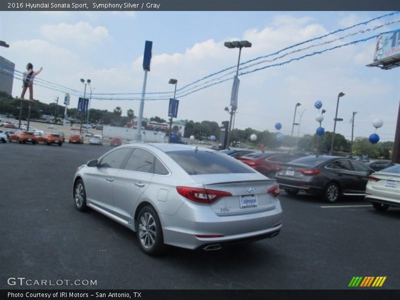 Symphony Silver / Gray 2016 Hyundai Sonata Sport