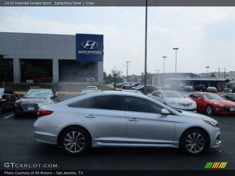 Symphony Silver / Gray 2016 Hyundai Sonata Sport