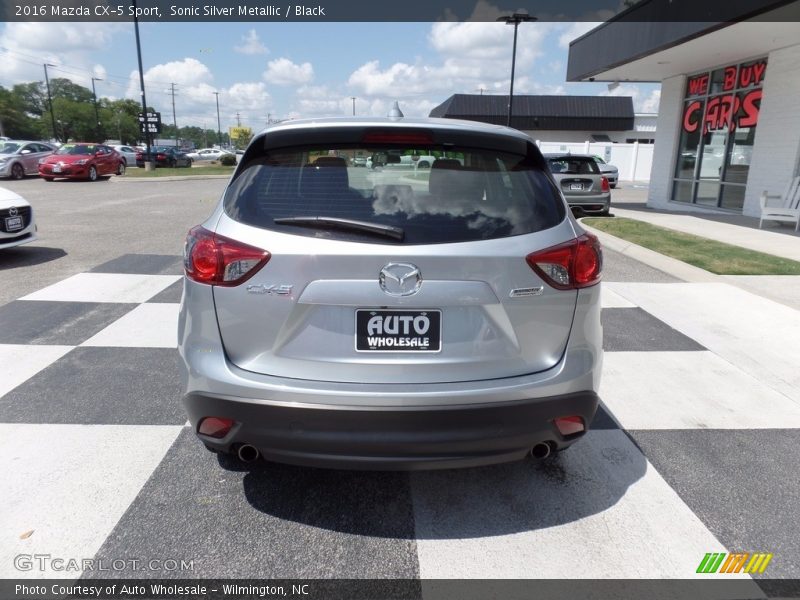 Sonic Silver Metallic / Black 2016 Mazda CX-5 Sport