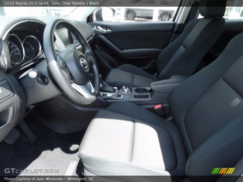 Sonic Silver Metallic / Black 2016 Mazda CX-5 Sport