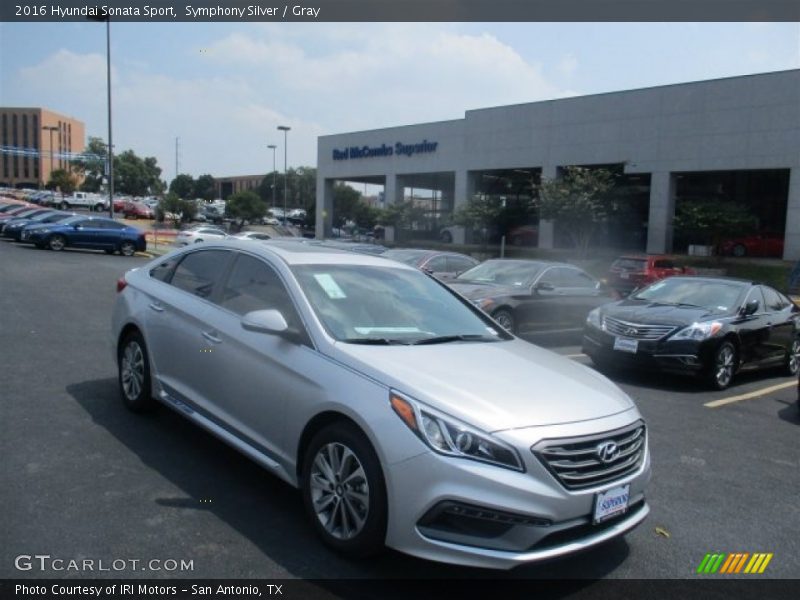 Symphony Silver / Gray 2016 Hyundai Sonata Sport