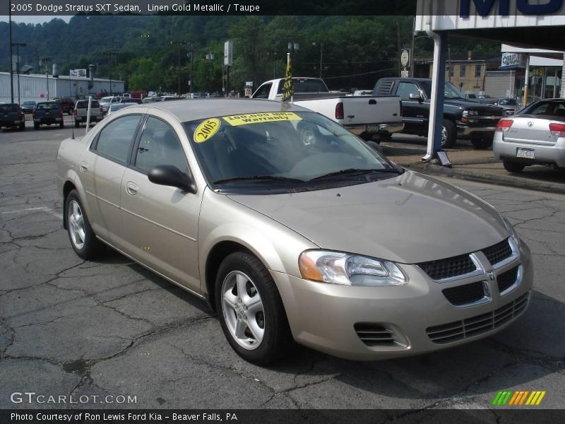 Linen Gold Metallic / Taupe 2005 Dodge Stratus SXT Sedan