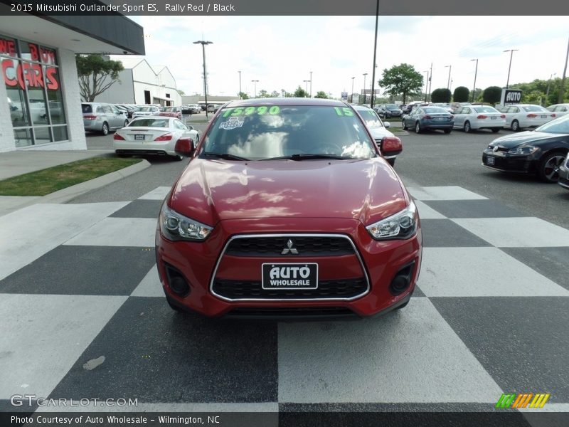 Rally Red / Black 2015 Mitsubishi Outlander Sport ES