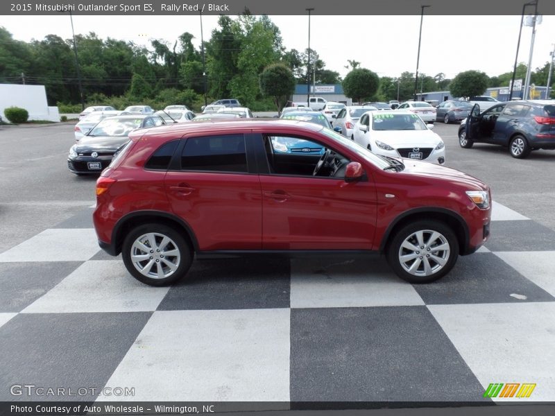 Rally Red / Black 2015 Mitsubishi Outlander Sport ES