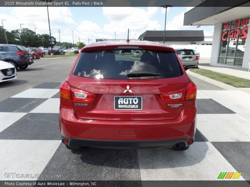 Rally Red / Black 2015 Mitsubishi Outlander Sport ES