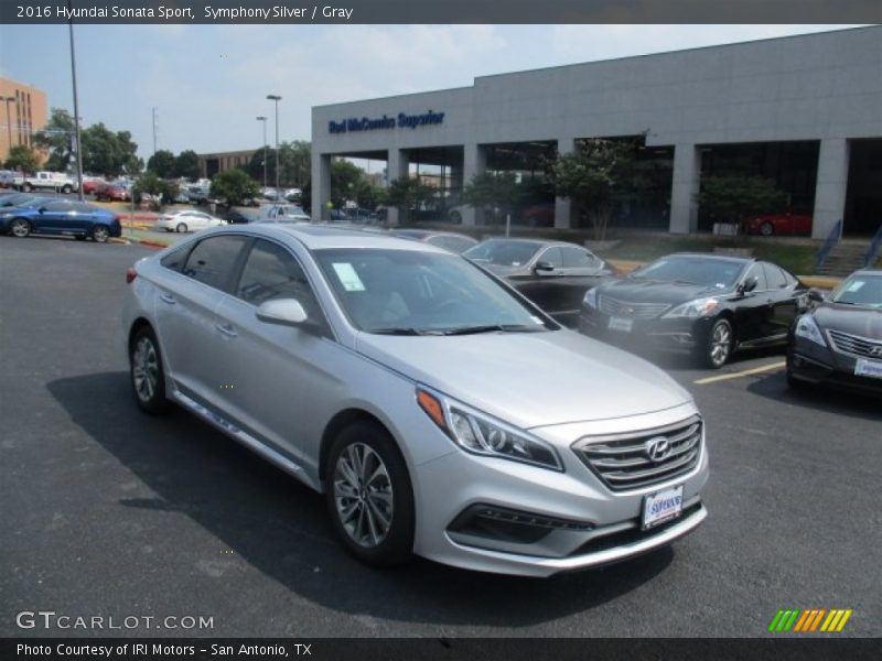 Symphony Silver / Gray 2016 Hyundai Sonata Sport