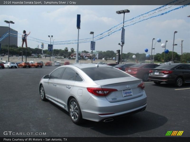 Symphony Silver / Gray 2016 Hyundai Sonata Sport