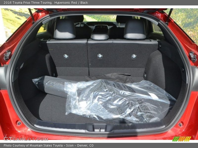 Hypersonic Red / Black 2016 Toyota Prius Three Touring