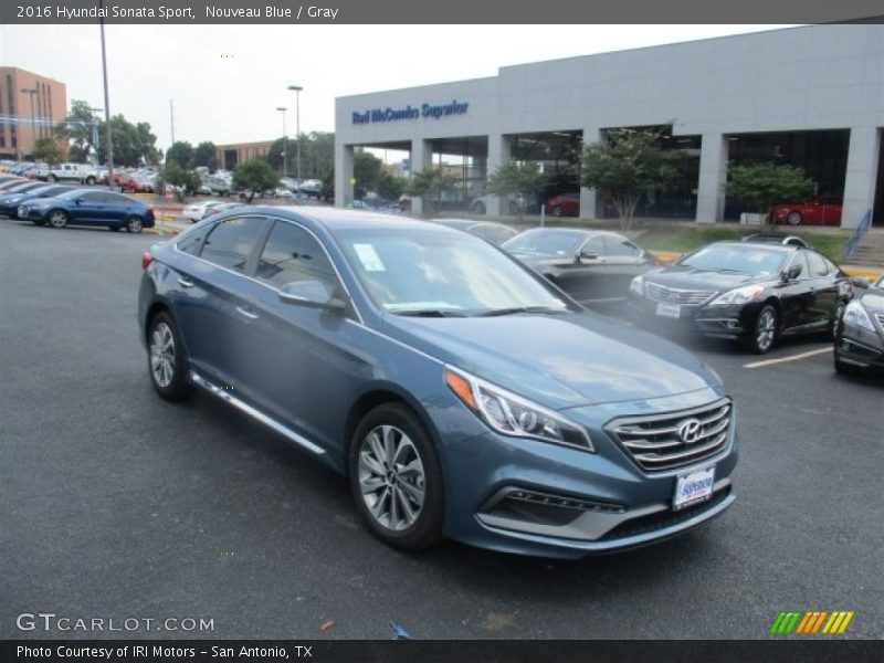 Nouveau Blue / Gray 2016 Hyundai Sonata Sport