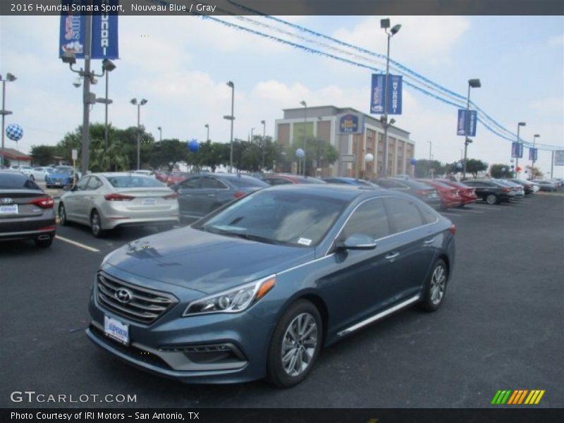 Nouveau Blue / Gray 2016 Hyundai Sonata Sport