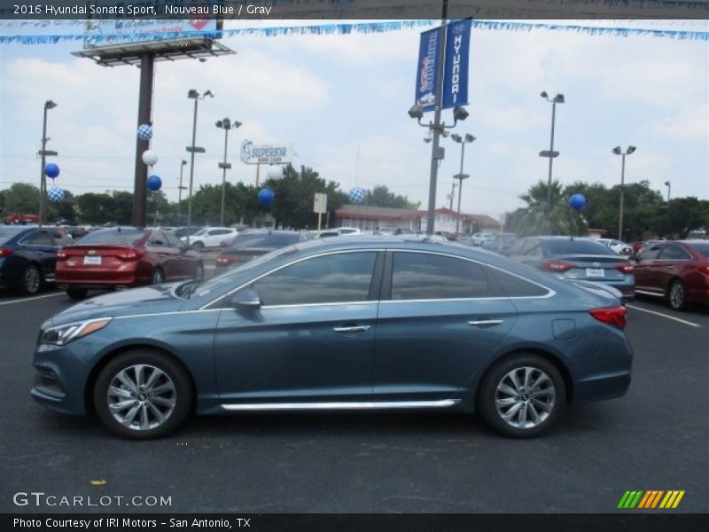 Nouveau Blue / Gray 2016 Hyundai Sonata Sport