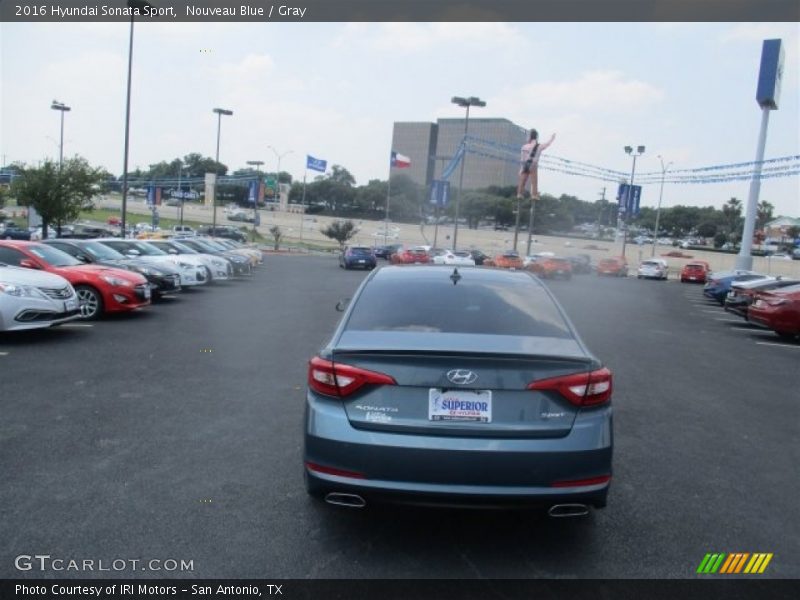Nouveau Blue / Gray 2016 Hyundai Sonata Sport
