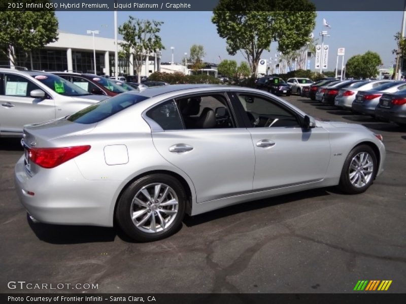 Liquid Platinum / Graphite 2015 Infiniti Q50 Hybrid Premium