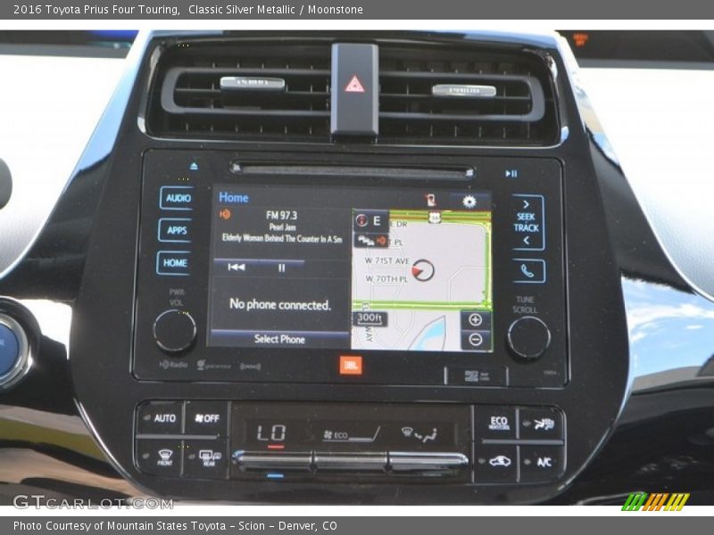 Classic Silver Metallic / Moonstone 2016 Toyota Prius Four Touring