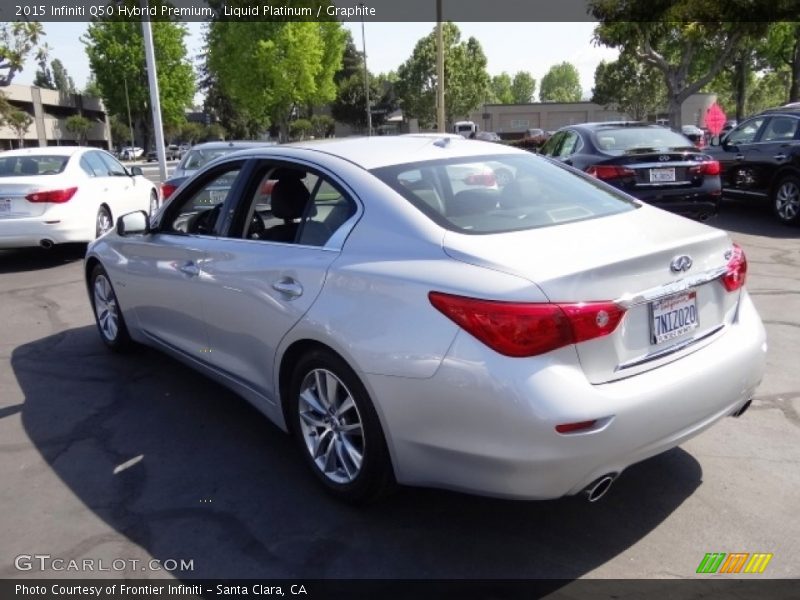 Liquid Platinum / Graphite 2015 Infiniti Q50 Hybrid Premium