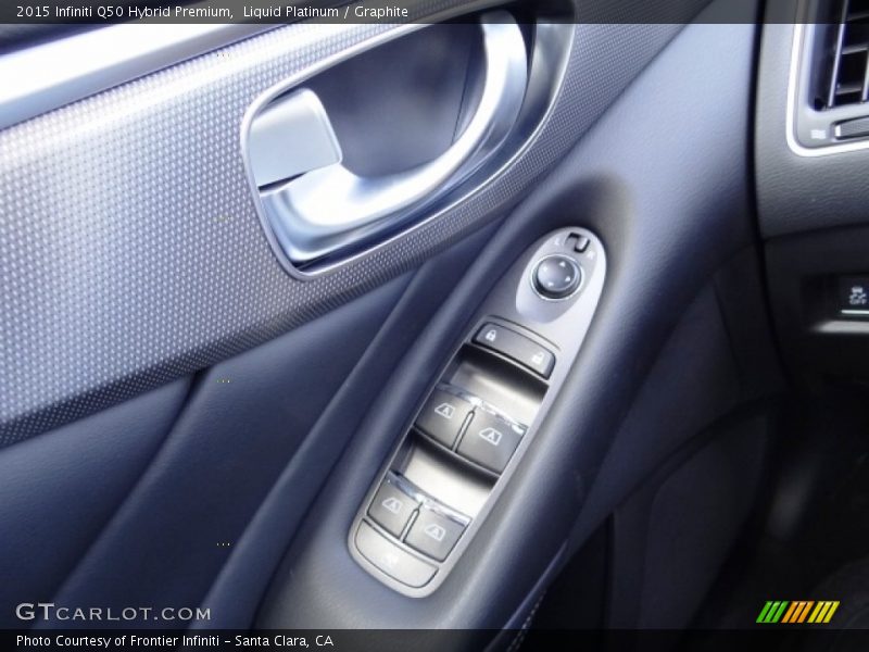 Liquid Platinum / Graphite 2015 Infiniti Q50 Hybrid Premium