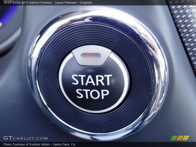 Liquid Platinum / Graphite 2015 Infiniti Q50 Hybrid Premium