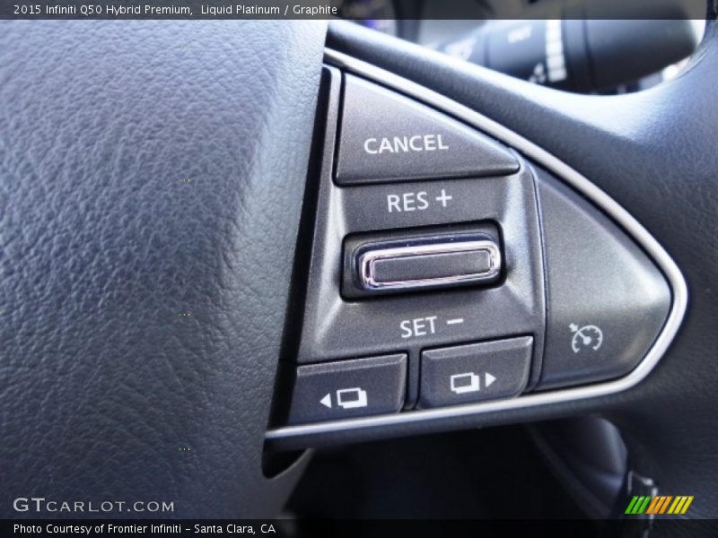 Liquid Platinum / Graphite 2015 Infiniti Q50 Hybrid Premium
