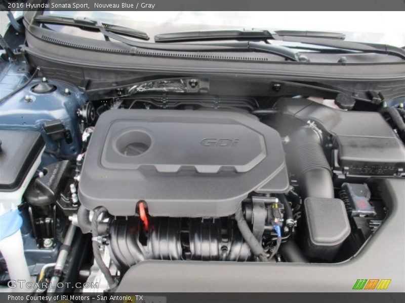 Nouveau Blue / Gray 2016 Hyundai Sonata Sport