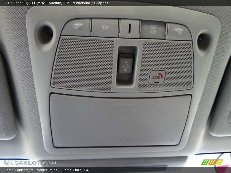 Liquid Platinum / Graphite 2015 Infiniti Q50 Hybrid Premium