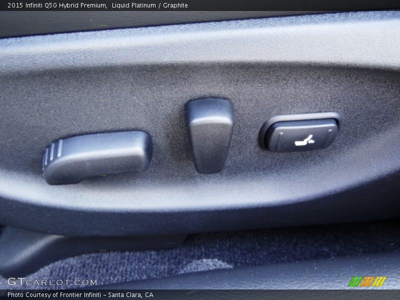 Liquid Platinum / Graphite 2015 Infiniti Q50 Hybrid Premium
