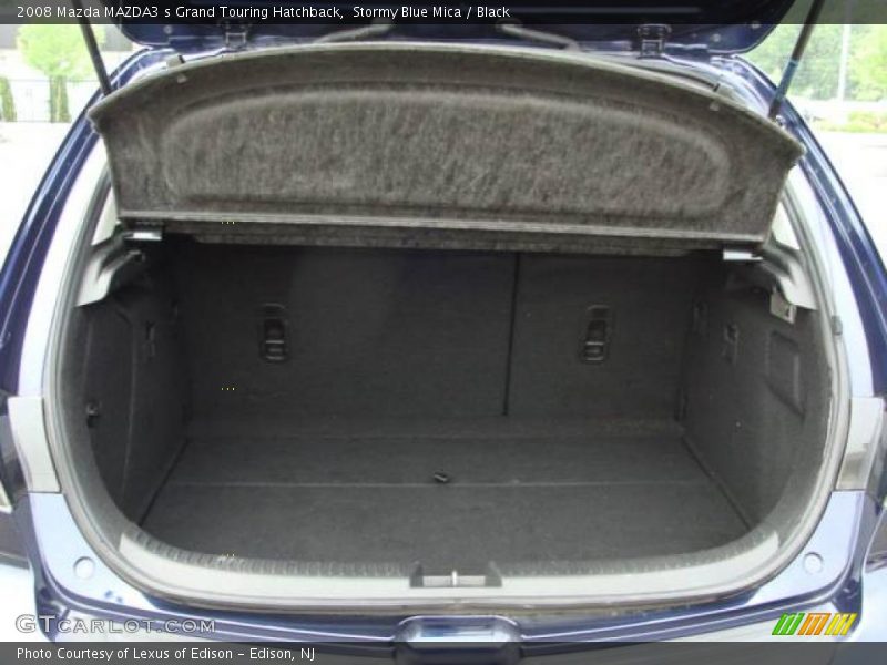 Stormy Blue Mica / Black 2008 Mazda MAZDA3 s Grand Touring Hatchback