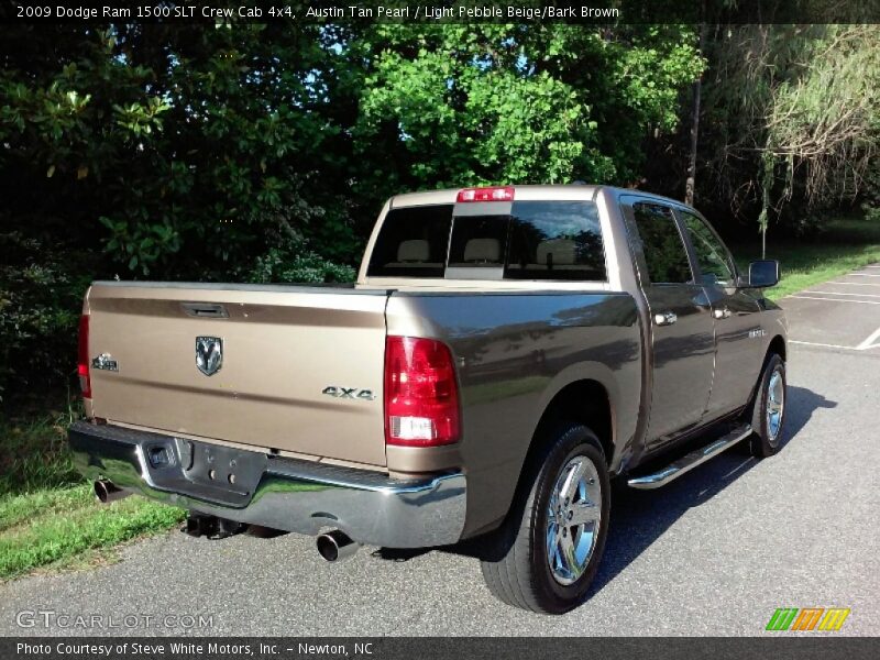 Austin Tan Pearl / Light Pebble Beige/Bark Brown 2009 Dodge Ram 1500 SLT Crew Cab 4x4