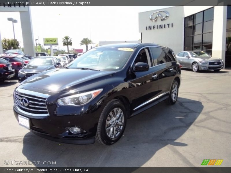 Black Obsidian / Graphite 2013 Infiniti JX 35 AWD