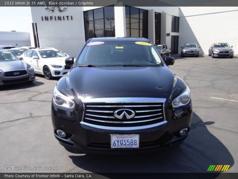 Black Obsidian / Graphite 2013 Infiniti JX 35 AWD