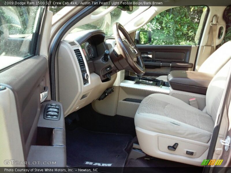Austin Tan Pearl / Light Pebble Beige/Bark Brown 2009 Dodge Ram 1500 SLT Crew Cab 4x4