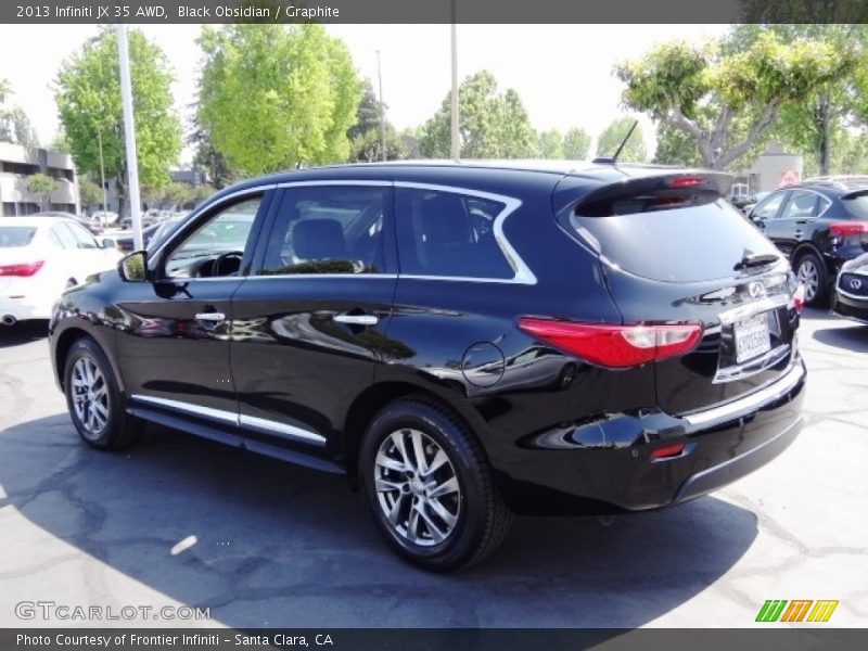 Black Obsidian / Graphite 2013 Infiniti JX 35 AWD