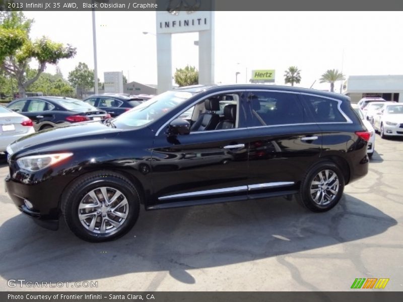Black Obsidian / Graphite 2013 Infiniti JX 35 AWD