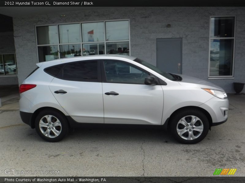 Diamond Silver / Black 2012 Hyundai Tucson GL