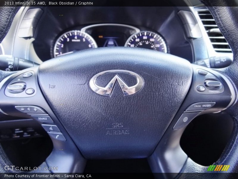Black Obsidian / Graphite 2013 Infiniti JX 35 AWD