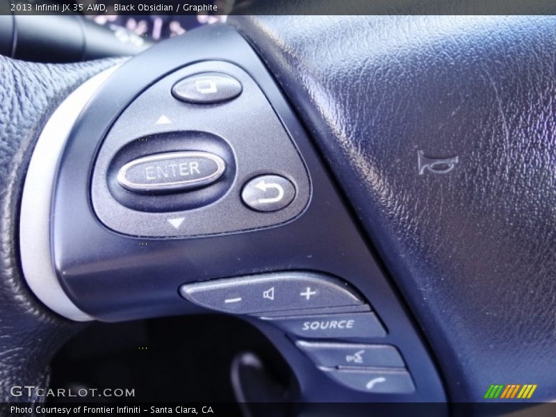 Black Obsidian / Graphite 2013 Infiniti JX 35 AWD