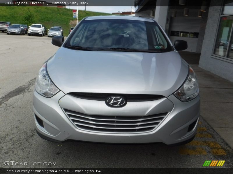 Diamond Silver / Black 2012 Hyundai Tucson GL