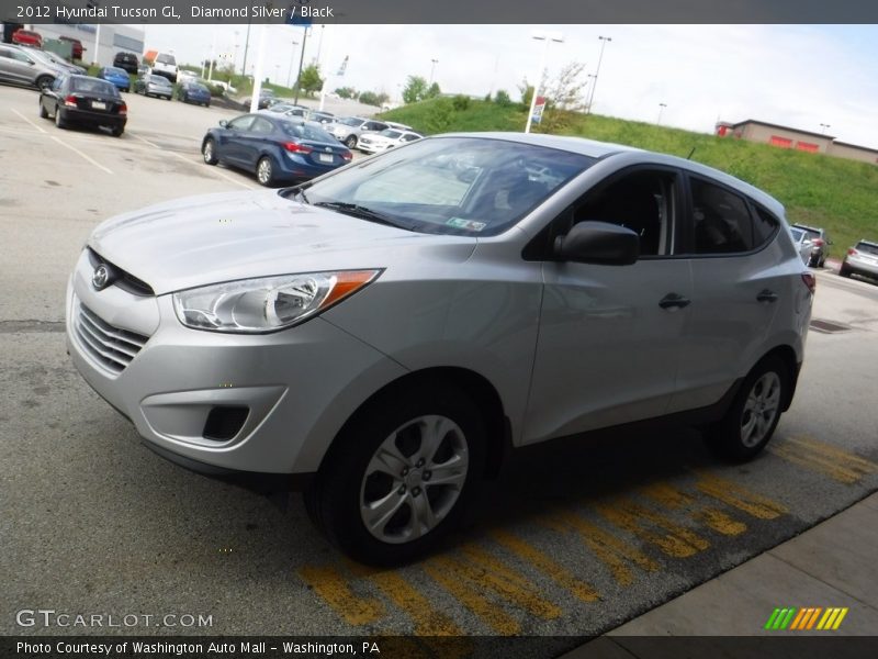 Diamond Silver / Black 2012 Hyundai Tucson GL