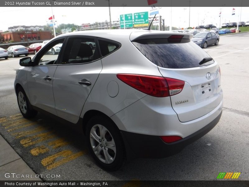 Diamond Silver / Black 2012 Hyundai Tucson GL