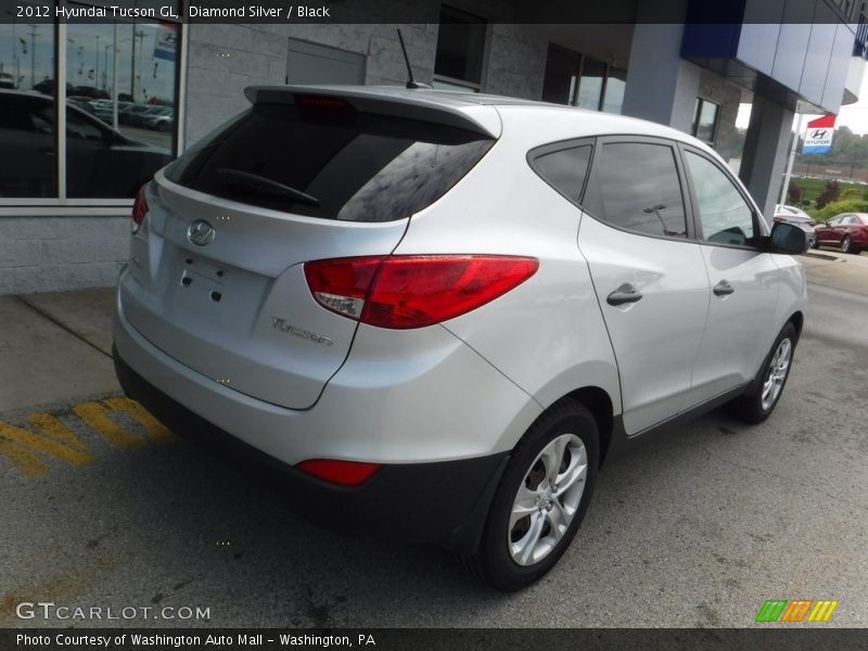 Diamond Silver / Black 2012 Hyundai Tucson GL