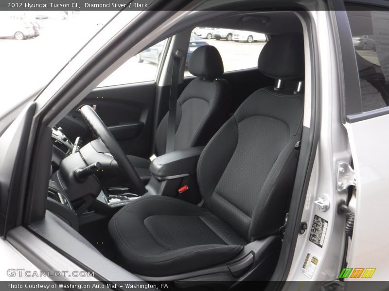 Diamond Silver / Black 2012 Hyundai Tucson GL