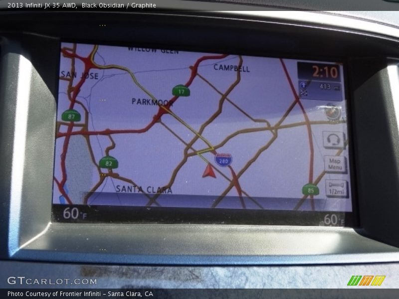 Black Obsidian / Graphite 2013 Infiniti JX 35 AWD